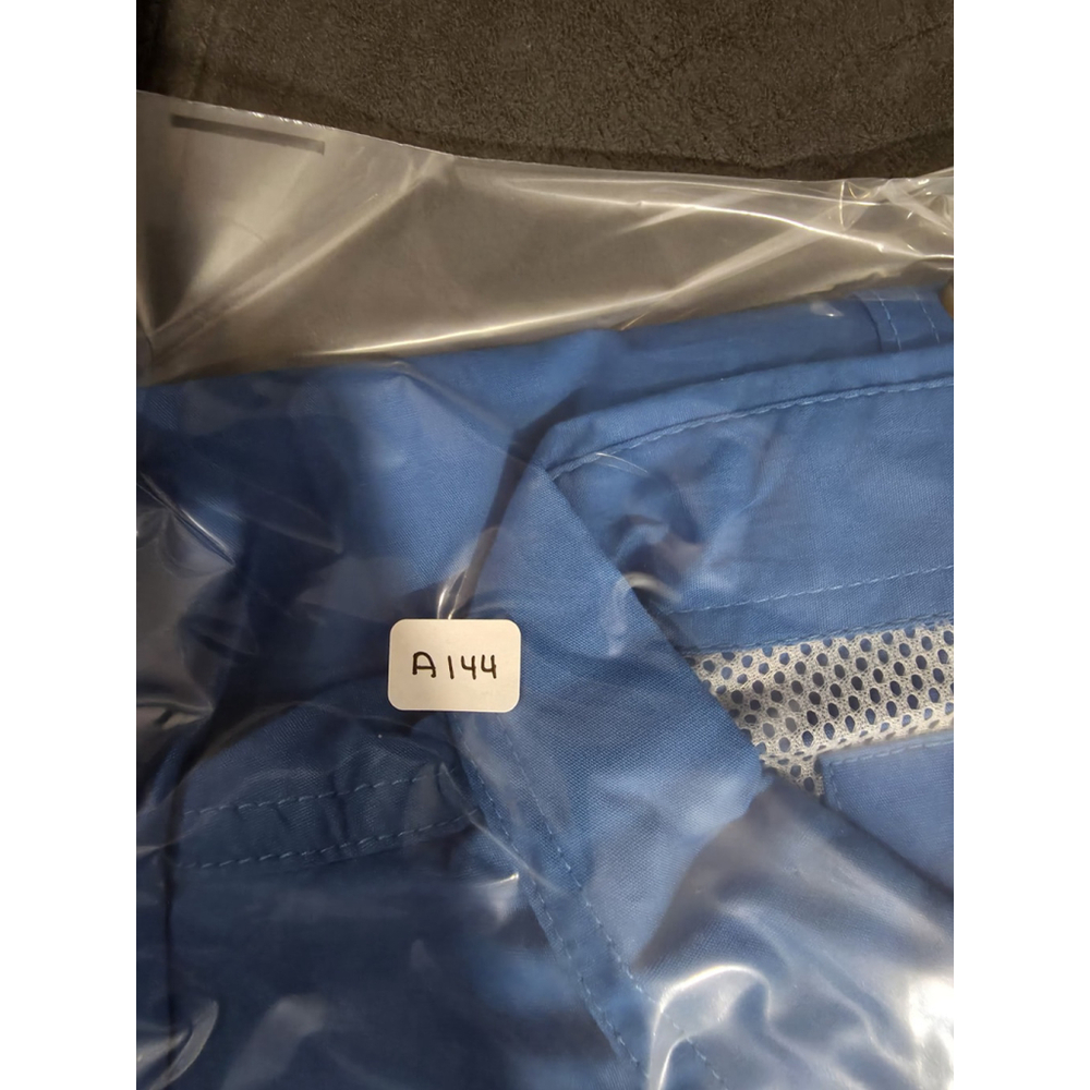 Mens Fishing Shirt Sz XL Berkley Blue Polyester Button Down Vented NWT - Picture 7 of 7